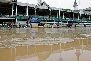 kentucky derby muddy track